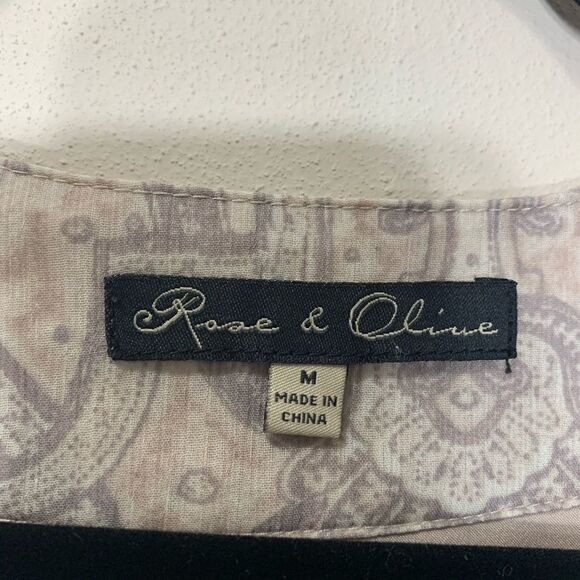 6.) Rose & Olive tunic boho dress size medium - Picture 8 of 9